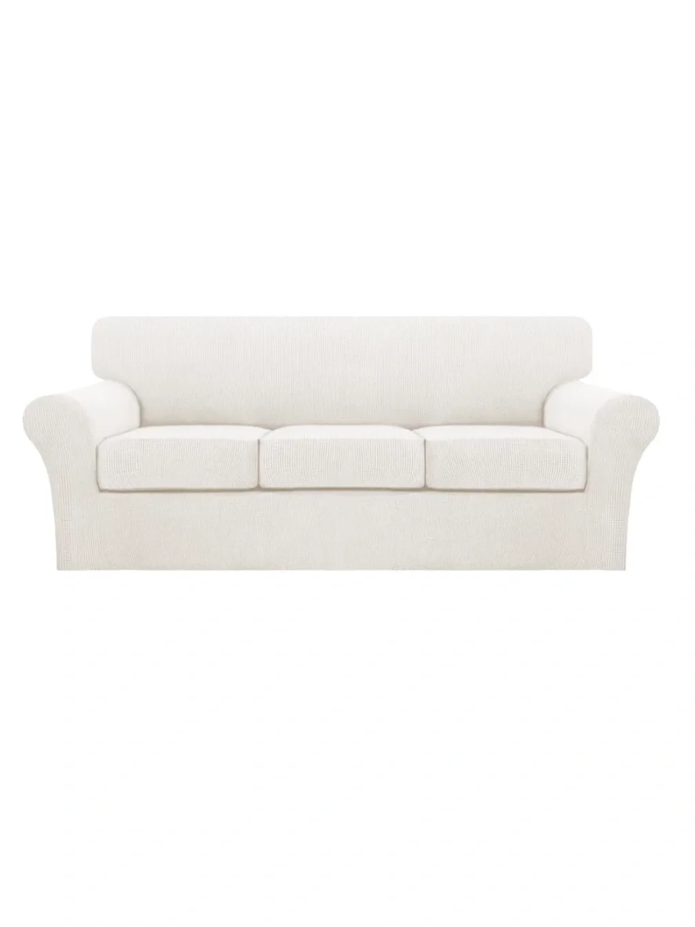 Pet-Friendly Sofa Slipcover Large (3-Cushion) - Porcelain - Picture 16 of 16